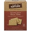 Back to Nature Gluten Free Sesame Seed Crackers (12x4oz)