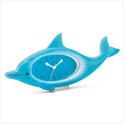Dolphin Clock with Alarm - Style 37178