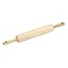 GoodCook Classic Wooden Rolling Pin with easy roll bearings
