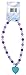 Frozen Beaded Rainbow Necklace w/ Plastic Charm