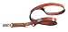 Petego La Cinopelca Soft Leather Double Training Leash with Quick Release Clasp, Brown, 71 Inches