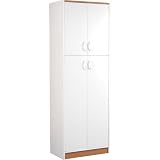 4-Door Pantry - White