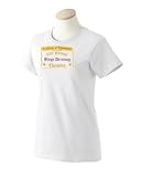 National Binge Drinking Champion Ladies T-Shirt White Large