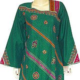 Ladies Dress - Tunic Caftans Dress Long Sleeve Evening Gown Cotton Size M (kftn560)