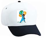 White Cap with "holding up the world", businessman, globe