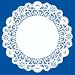 Brooklace LA912 12" Round White Bond Lace Doily (Case of 5,000)