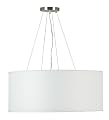 Kenroy Home 91520BS Atlanta 3 Light Pendant, Brushed Steel Finish