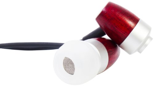Thinksound Rain 9mm High Definition Passive Noise Isolating Wooden Headphone (Silver/Cherry)
