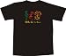 Pema T-Shirt F303 schwarzes T-Shirt mit farbigem Brustaufdruck S - Tanz der Teufel