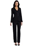 Lesuit Womens Double Collar Pant Suit