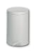 Wesco 117 212-01 Tretabfallsammler Softer, 13 Liter, weiss