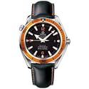 Omega Men's Seamaster Planet Ocean Automatic Chronometer Orange Bezel Watch #2909.50.82