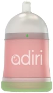 Reliabrand AD004PK-1965C Adiri NxGen Newborn Nurser Baby Bottle Pink (0-3 M) 5.5oz BPA Free - Breast-Like Bottle - 0-3 Months 5.5oz Bottle - Pink - BPA Free - No Colic
