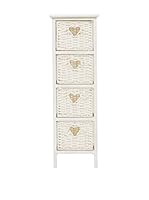 CO.IMPORT Mueble con Cestas Bianco