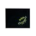 Tallit Bag. Made Out of 100% Cotton. Black Colored. Gold and Silver Embroidered. Corner Flower and