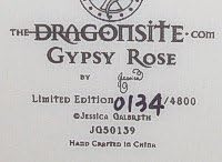 Dragonsite - Jessica Galbreth "Gypsy Rose - #134 / 4800" Fairy Figurine