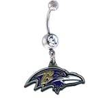 Baltimore Ravens NFL Sexy Belly Navel Ring