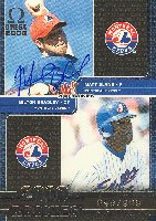 Matt Blank, Montreal Expos, 2000 Omega Autographed Card