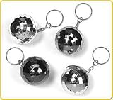 Party Supplies - Disco Ball Keychains (8)