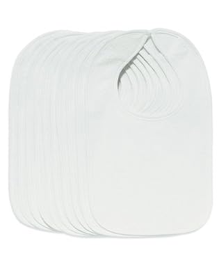 Soft Newborn Bibs - 10pk