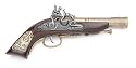 German Early Flintlock Pistol Replica