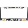 Rico Green Bay Packers Chrome License Plate Frame