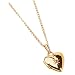 Baby : Baby's First Necklace Heart Locket w/ Diamond 14KT Gold