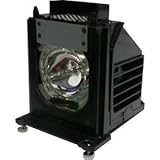 Electrified 915P061010 Replacement Lamp with Housing for Mitsubishi TVs - 150 Day Electrified Warranty