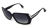 31tFjWvk4aL. SL160  Michael Kors Womens MKS558 Oversized Sunglasses, Black/Grey