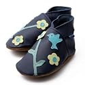 Oriental Bird Baby Shoes