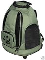 Pet Gear I-GO2 Day Tripper Roller Backpack, Sage