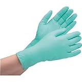 ミドリ安全:ミドリ安全 ニトリル使い捨て手袋 薄手 粉なし 200枚入 緑 L VERTE-761H L 型式:VERTE-761H L（1セット:200枚入）