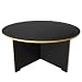 Linear Round Cocktail Table - Slate