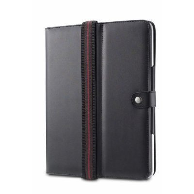 Acase Leather Flip Book Jacket/Folio for Apple iPad Tablet WiFi/3G, Black - Electronics