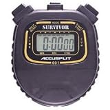ACCUSPLIT Survivor - S1XL Stopwatch, Cum Split, Clock (Black)