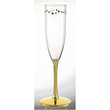 Gold Stars Champagne Flute