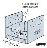 4 Pack Simpson Strong Tie ABU88 8x8 Standoff Post Base