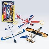 gigia sports jet fighters catapult proppelled SPORTS JET FIGHTER GLIDERS airplanes SET - 3PC