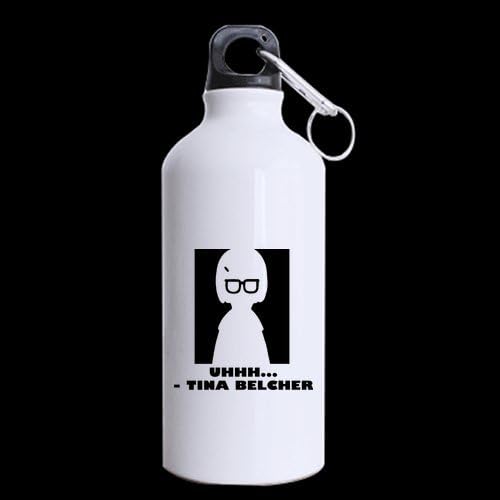 Funny cartoon - UHHH... - TINA BELCHER Theme - 100% Super-strong Recycled Aluminum Material Sports Water Bottles - 13.5oz sizes