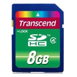 Transcend 8GB Class 4 SD Memory Card