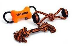 TopDawg Pet Supply C Harley Davidson Toy - rope Ball Tug
