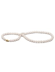 AAA Quality, 16-inch, 6.5-7.0 mm, White Akoya Pearl Necklace