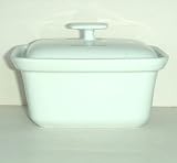 EMILE HENRY - Terrine rectangulaire 16x12 cm Porcelaine blanche*