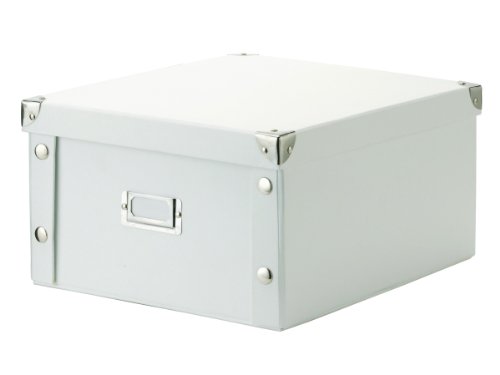Zeller 17763 Aufbewahrungsbox, Pappe / 31 x 26 x 14, weiß