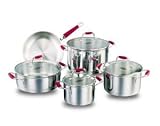 Review Korkmaz Goldb  / Korkmaz Goldb a1985- Flora 9 pc Cookware Set