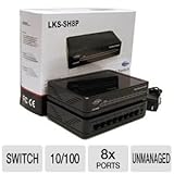 Linkskey 8-Port 10/100 Mini Ethernet Switch (LKS-SH8P)