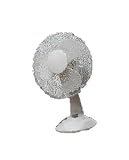 10" oscillating desk fan