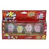 KooKoo Bird Flocked Koollectibles Series 2 Dolls 4-Pack - Snickerdoodle, Gindlesimp, Dealybopper, and DunderfuffettIMAGE