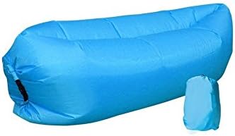 The Largest Size Outdoor Inflatable Lounger, Nylon Fabric Beach Lounger Convenient Compression Air Bag Hangout Bean Bag Portable Dream Chair