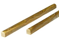 Multi Brown Onyx Pencil Decorative Bullnose Molding Trims 3/4" x 12"